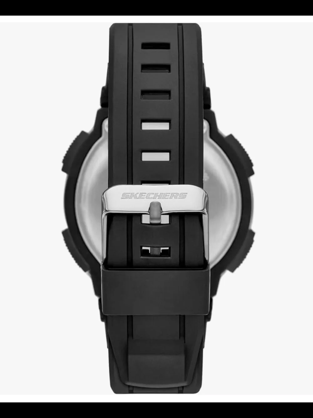 Skechers Black Digital Watch with Red Accent